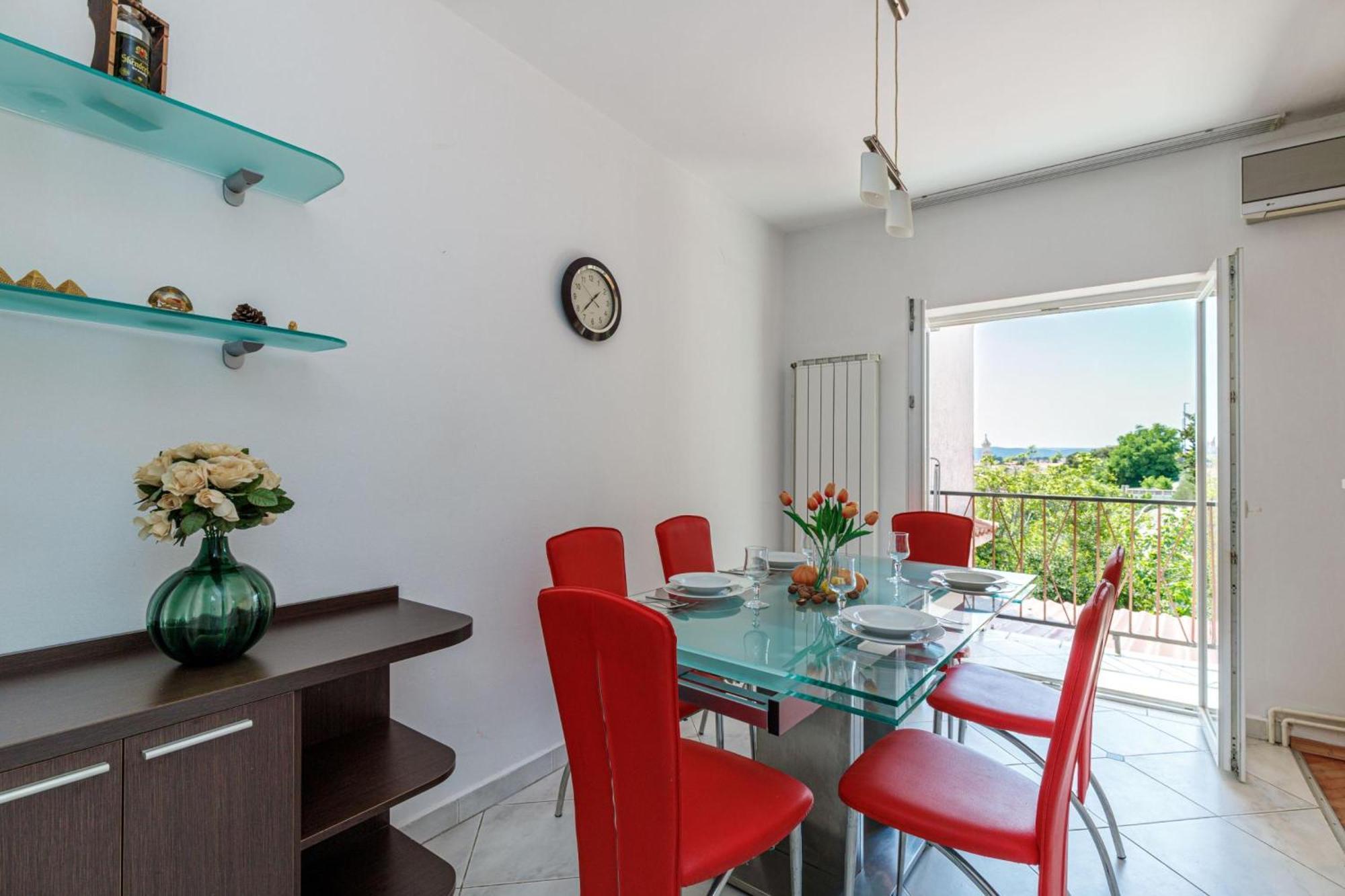 Seaview Apartment Tina Krk Island - Happy Rentals Krk Town Εξωτερικό φωτογραφία