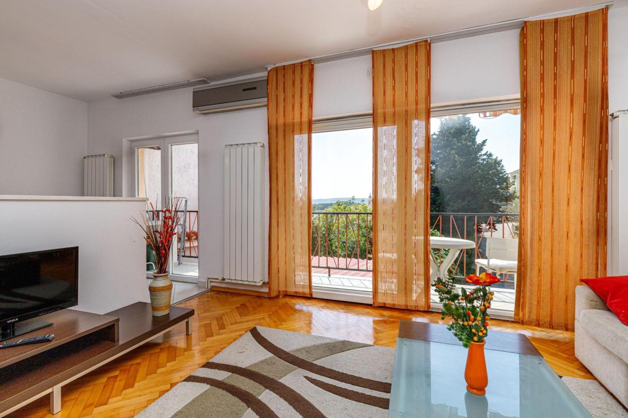 Seaview Apartment Tina Krk Island - Happy Rentals Krk Town Εξωτερικό φωτογραφία